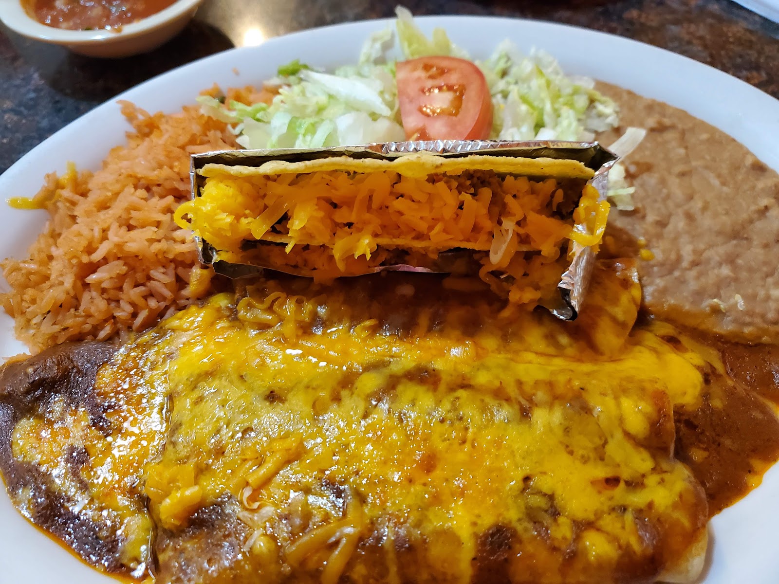 Fresh Mexican dish served at Bandera Jalisco