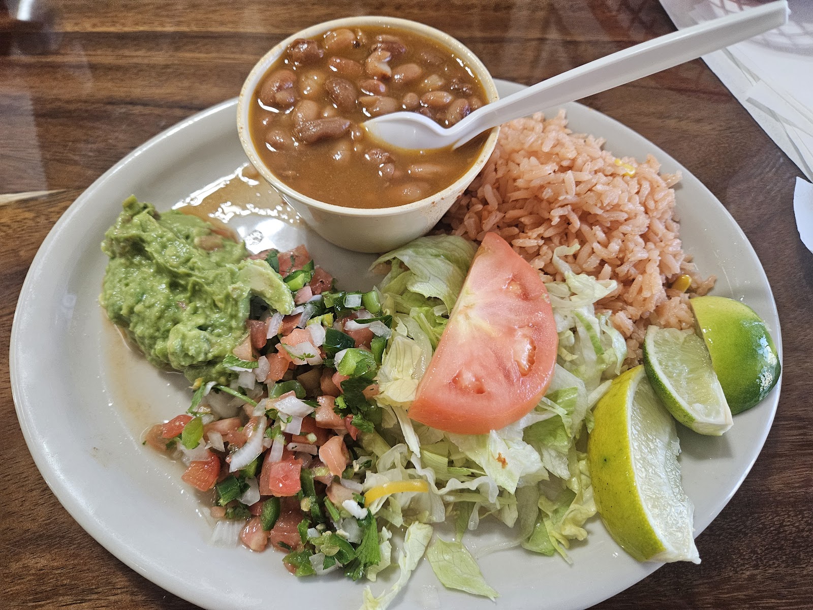 Colorful plate at Bandera Jalisco restaurant