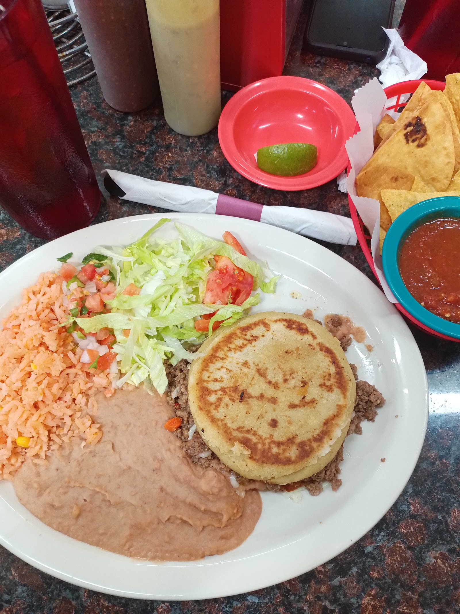 Bandera Jalisco dish close-up